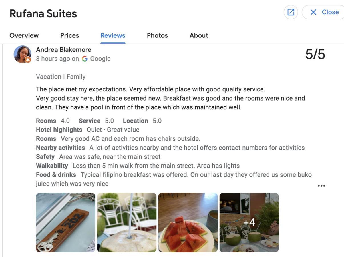 Rufana Suites Moalboal Εξωτερικό φωτογραφία